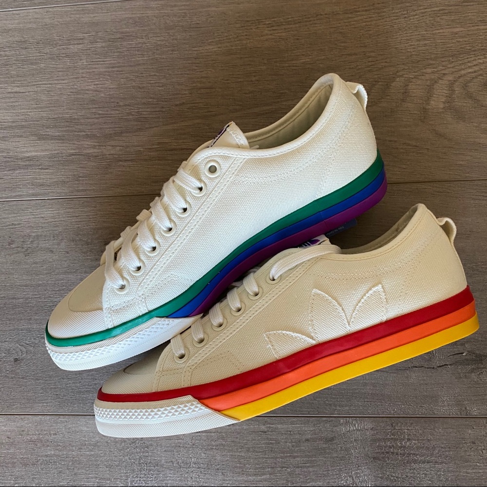 NWT Adidas Nizza Pride Mens Shoes_7